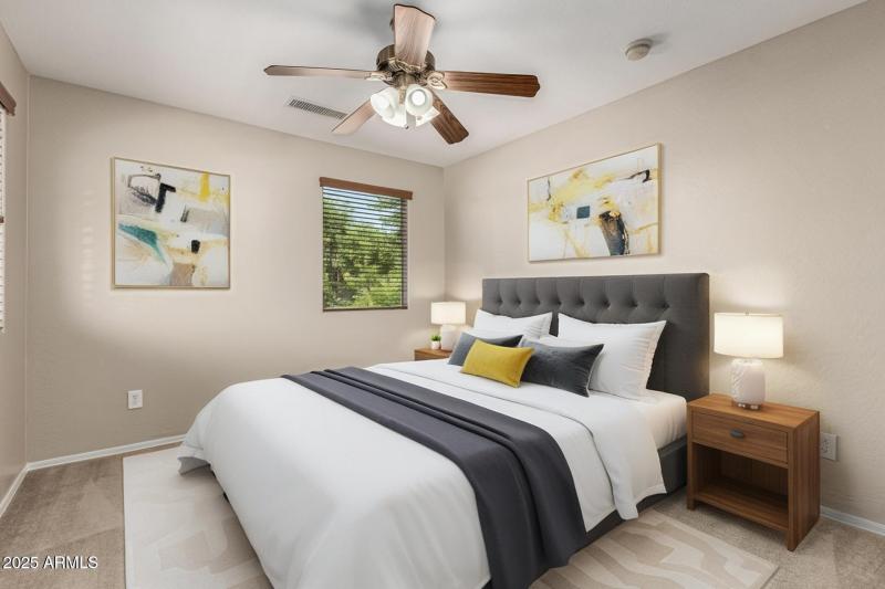 Secondary Bedroom 2-Virtually Staged