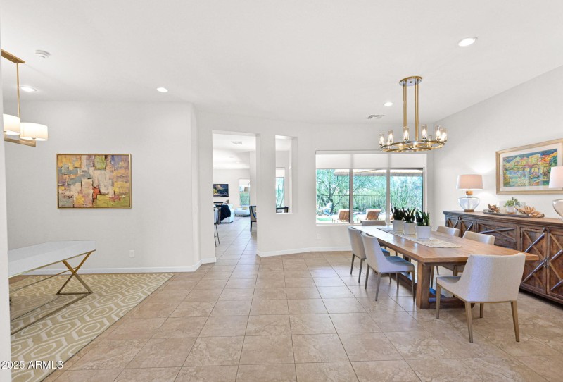 Sophisticated Open Concept Space