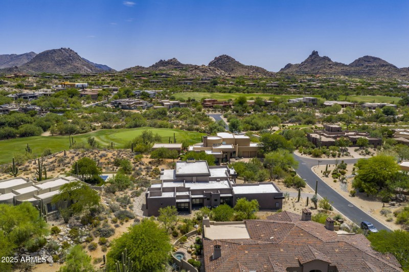 Neighborhood View with Mountains