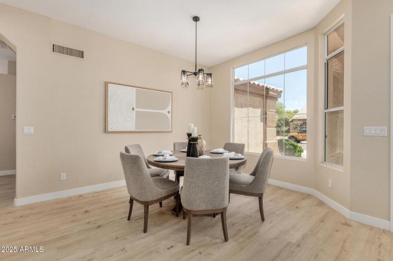 Dining Room w/Massive Window