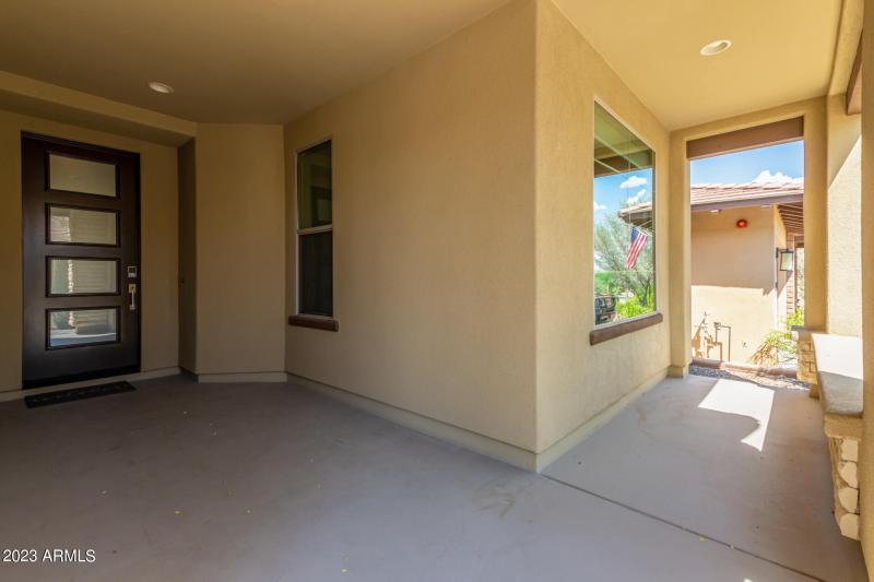 Entry and Covered Patio