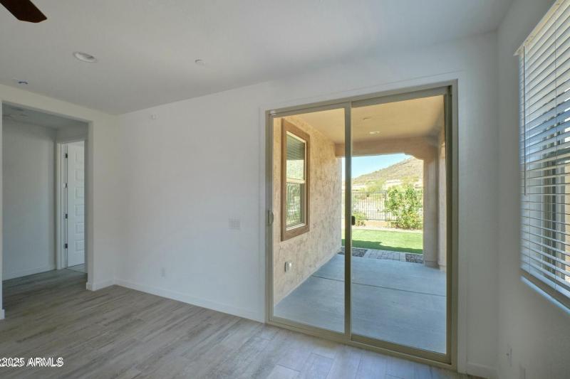 Slider to Private Backyard