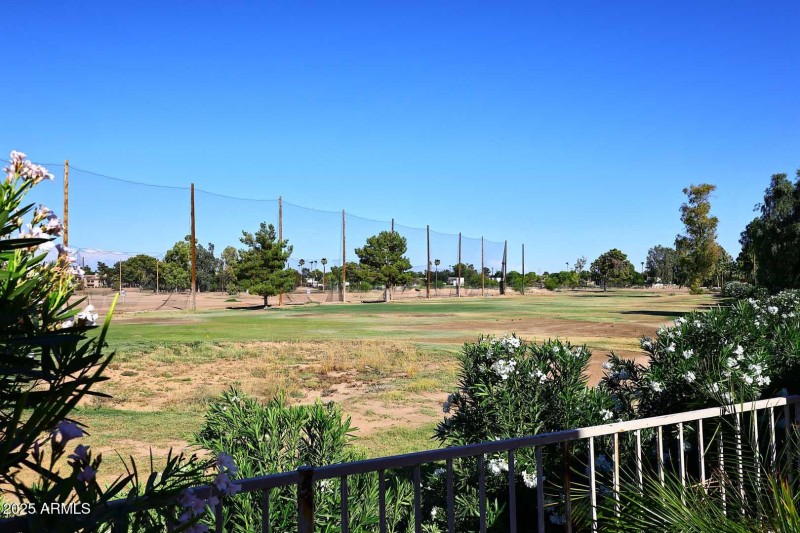 Patio Golf Course View