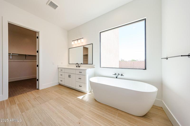 Owner's Bath - Tub and Vanity