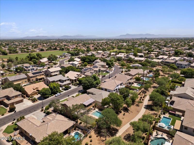 64-Aerial back of home