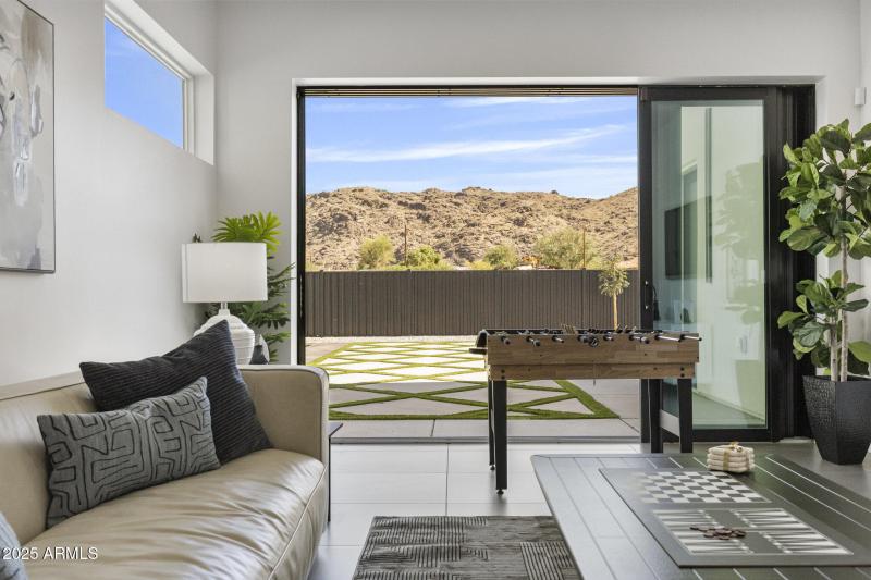 Telescoping Door at Bonus Room