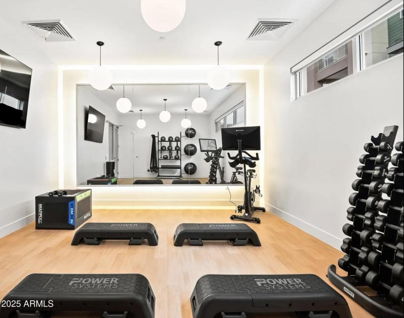 Private fitness room