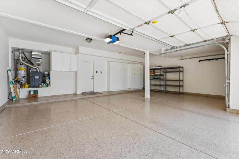 3 Car Epoxy Coated Garage