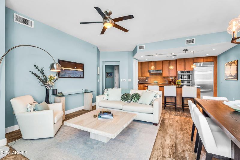 Fresh cool paint palette