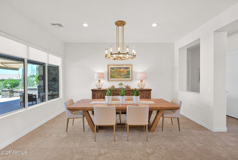 Elegant Dining Area Featuring