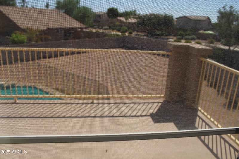 Backyard from Balcony