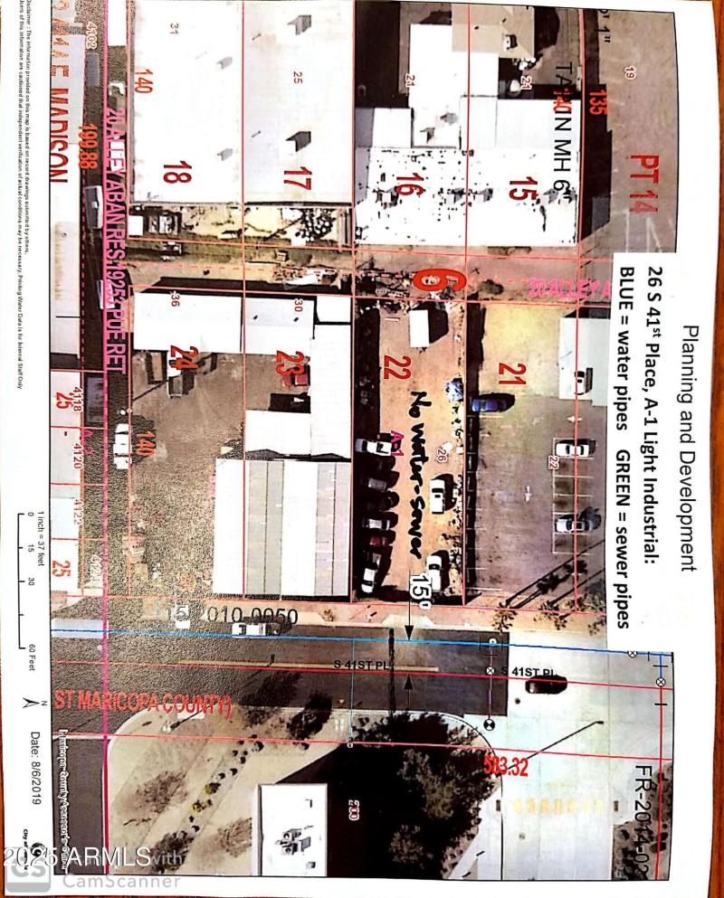 City utilities, 26 S 41st PL, no utiliti