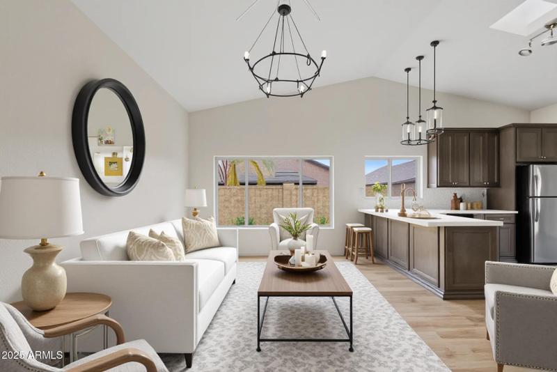 Open Kitchen Virtually Staged