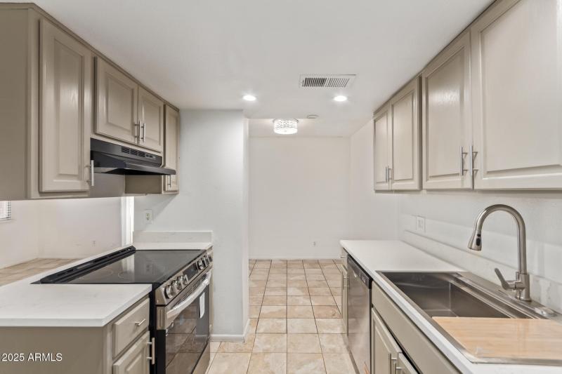 Kitchen looking into Dining Room