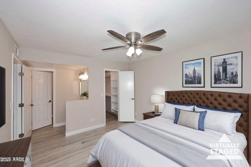 Primary Bedroom2 staged