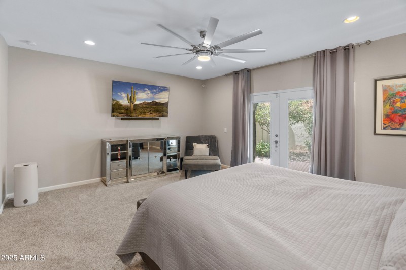 Separate access to private patio