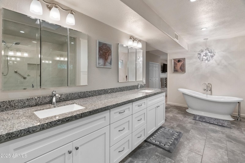 Luxury primary bathroom