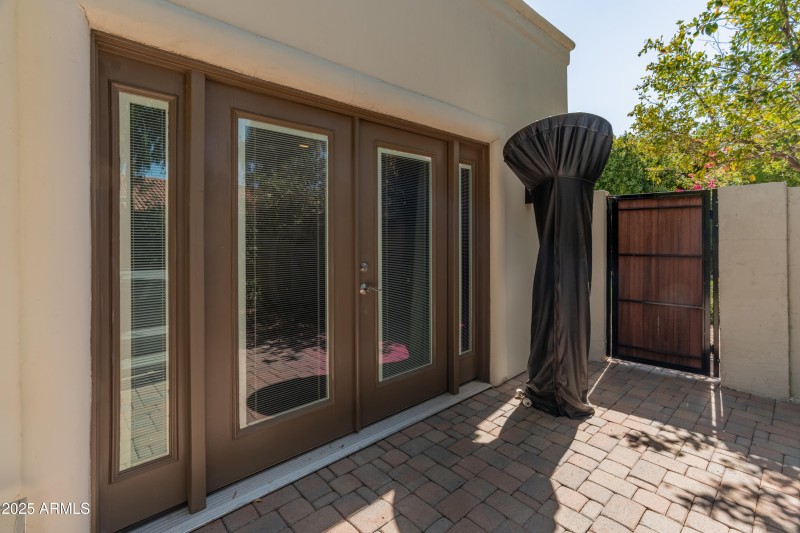 Private patio for Primary