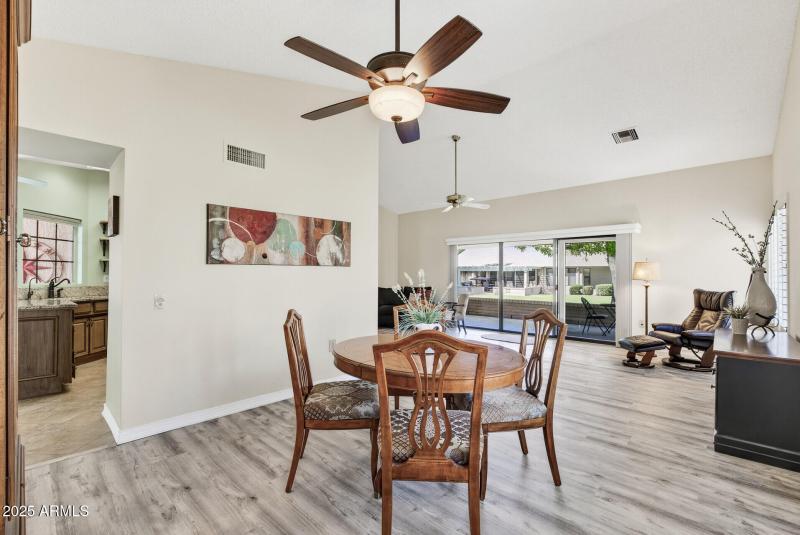 Formal Dining towards Kitchen