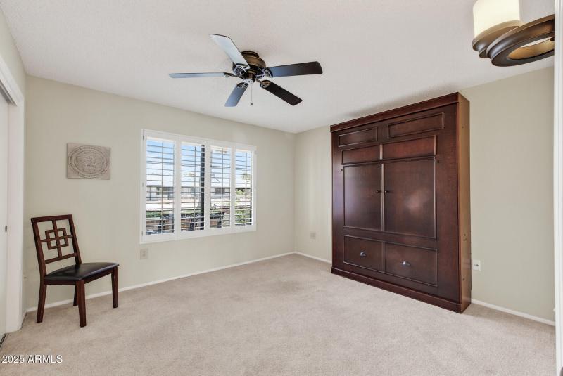 Guest Bedroom towards front Courtyard