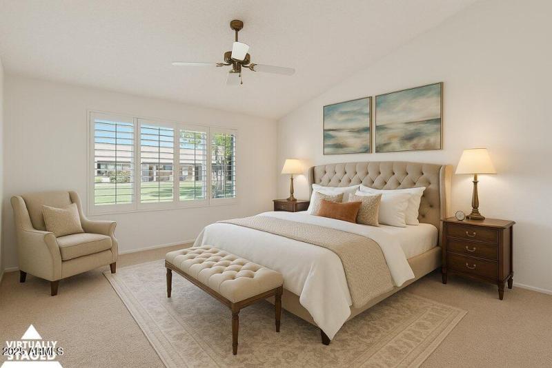 Primary Bedroom Virtually Staged