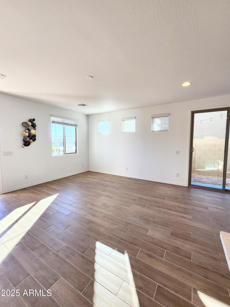 Living Area View from Kitchen