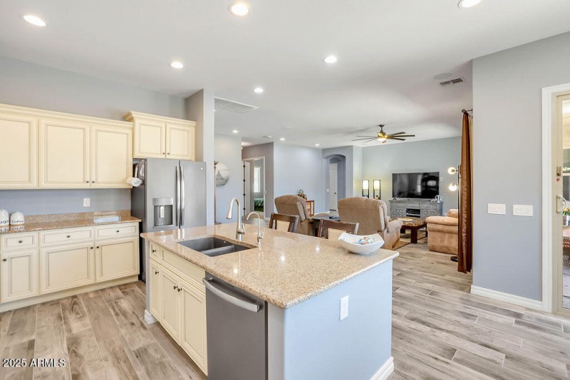 Kitchen to Family Room