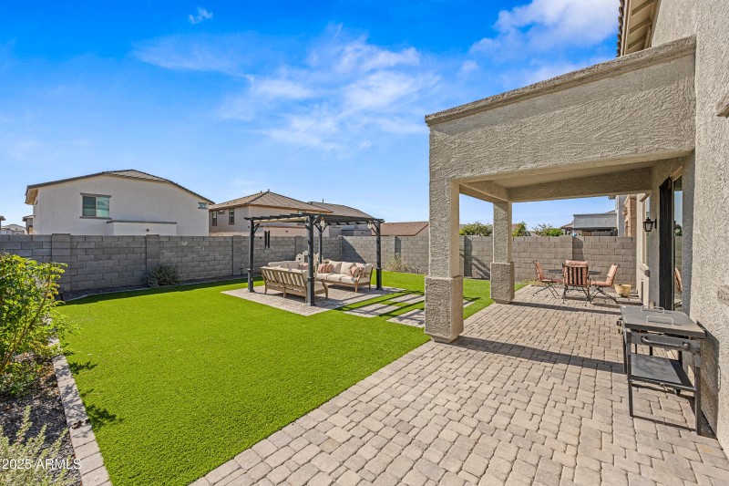 ARTIFICAL GRASS AND PAVERS