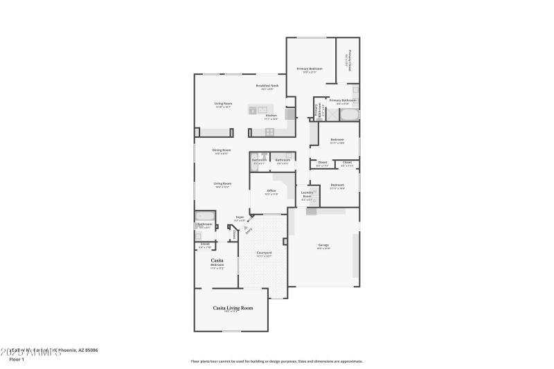 2533 W Kit Carson Floor Plan