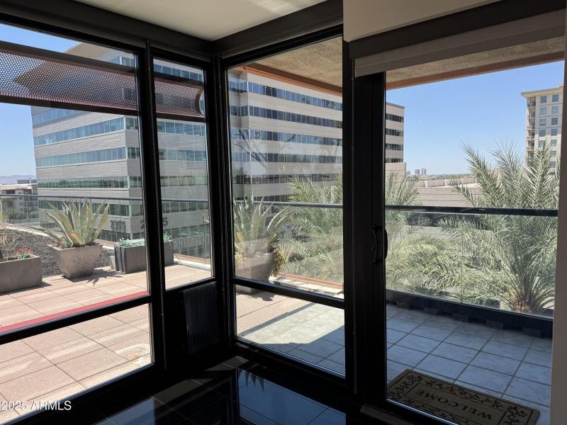 View From Kitchen to Outside