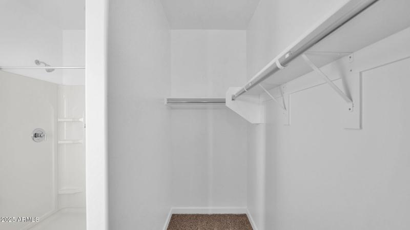 Primary walk-in closet