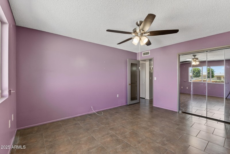 Mirrored closet doors