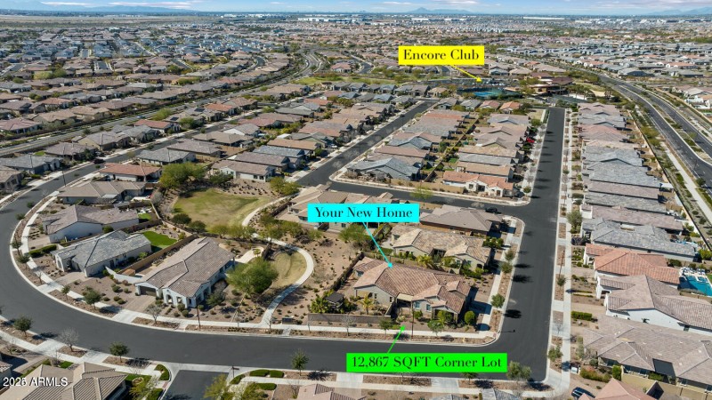 location of house to community center