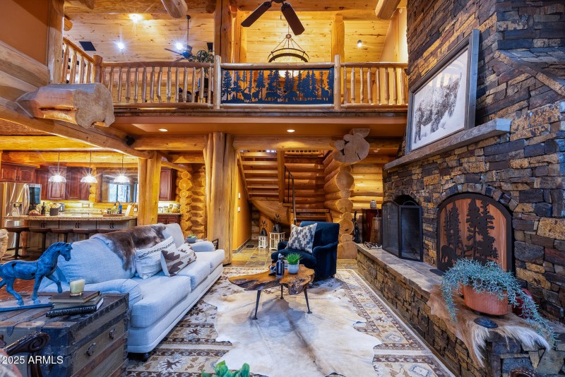 Greatroom to Balcony