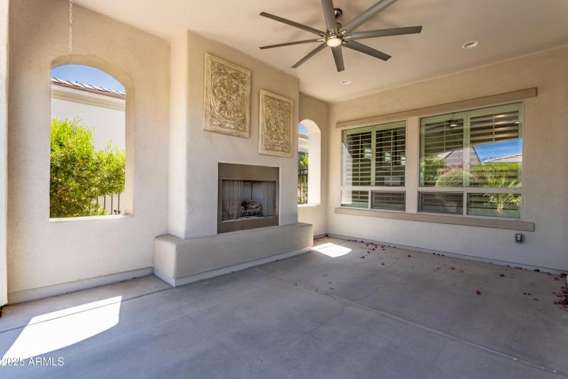 Looking into Back patio