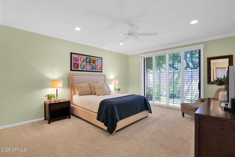 Primary Retreat with Patio Access