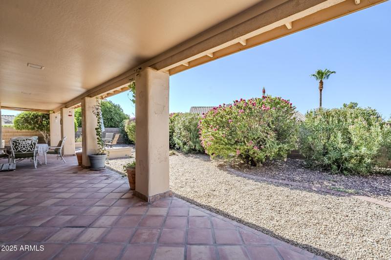 Fully Covered Back Patio
