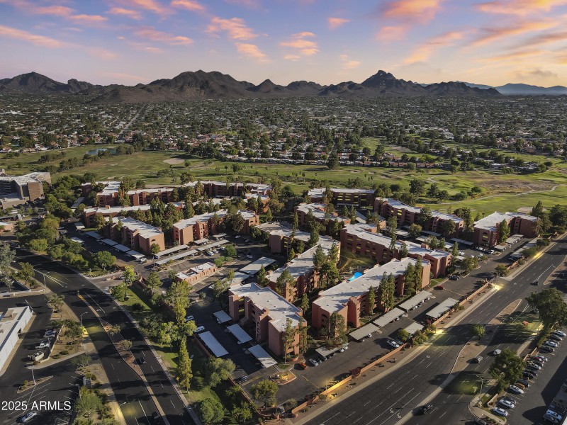 Drone Exterior of complex