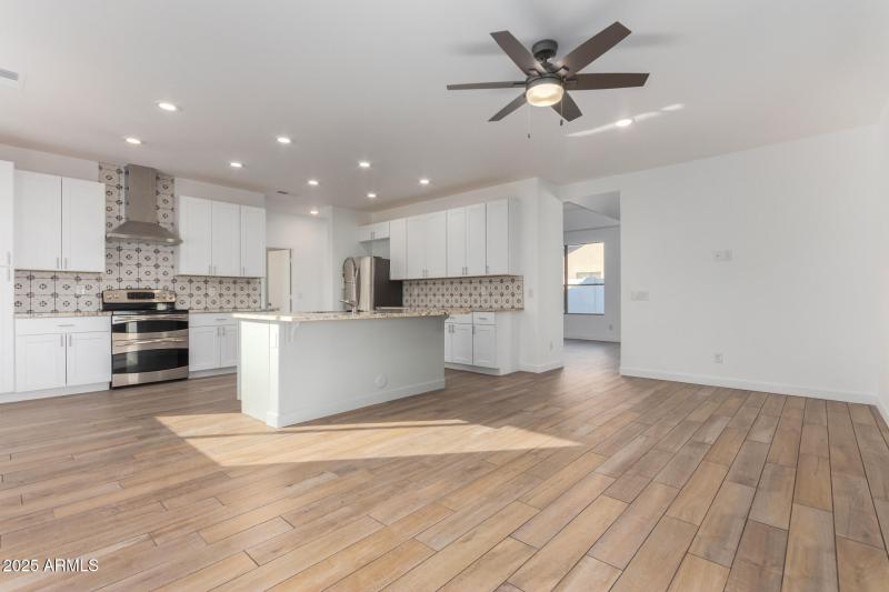 Kitchen and Family rooms