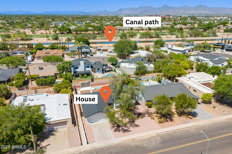 Close proximity to canal