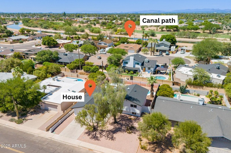 Close proximity to canal