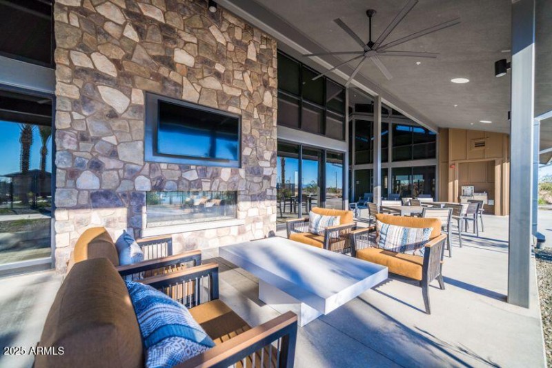 Lounge area outside clubhouse 2