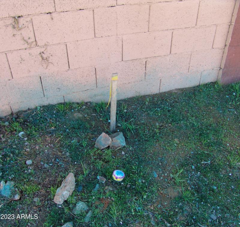 REAR LOT STAKE EAST CORNER MLS DSC06872