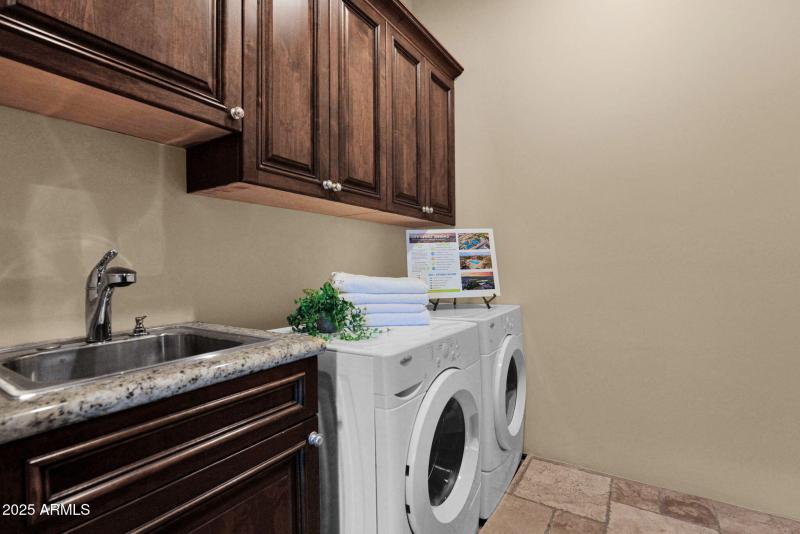laundry with storage