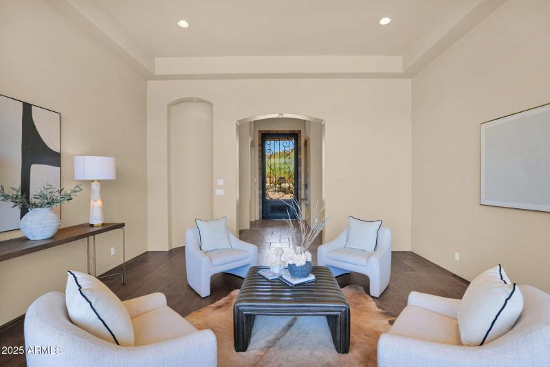 private seating off main entry