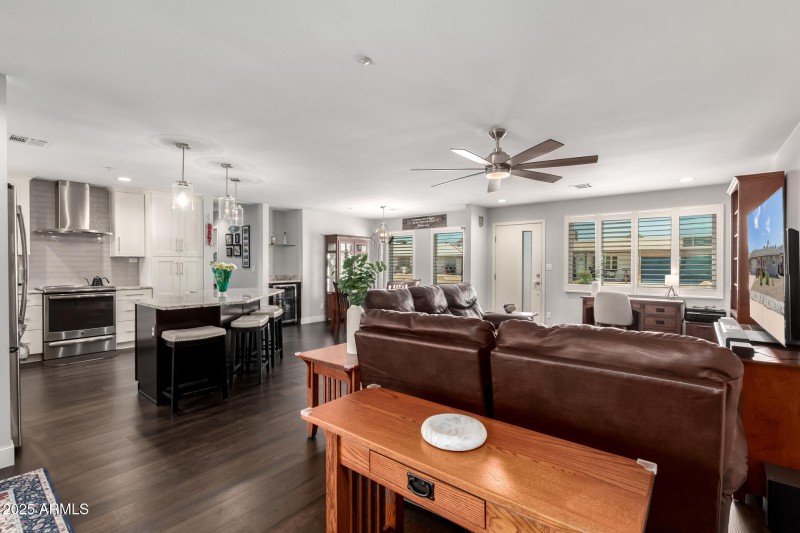 Great Room Open to Kitchen