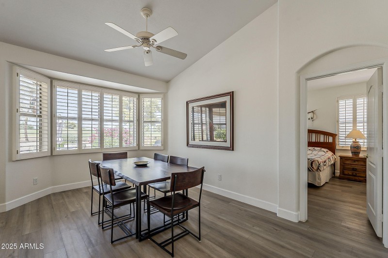 Windows Overlooking Back Patio