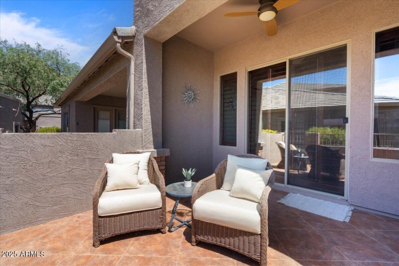 Downstairs Patio Golf Course
