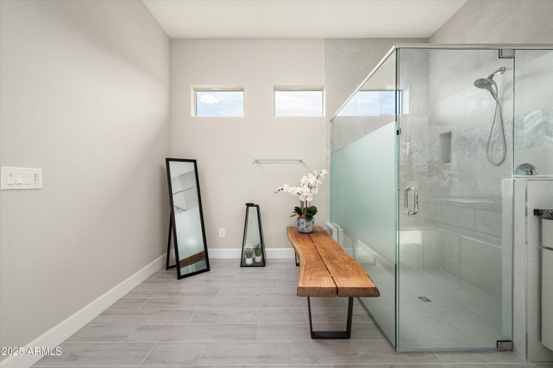 Heavy Glass Shower Enclosure