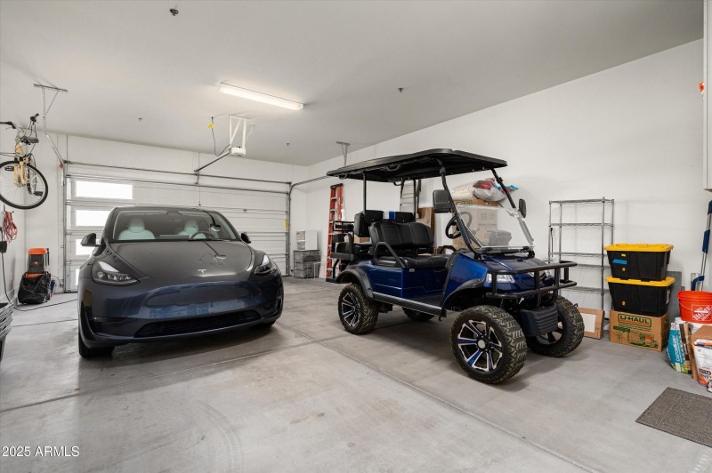 3 Car Garage with EV Plug In